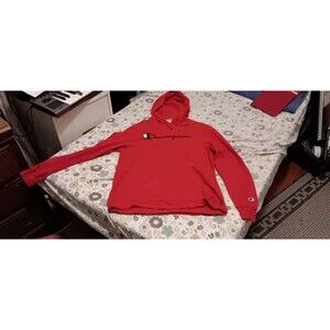 Champion Women's Hoodie, Red, Large